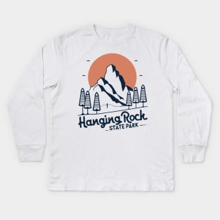 Hanging Rock State Park Kids Long Sleeve T-Shirt